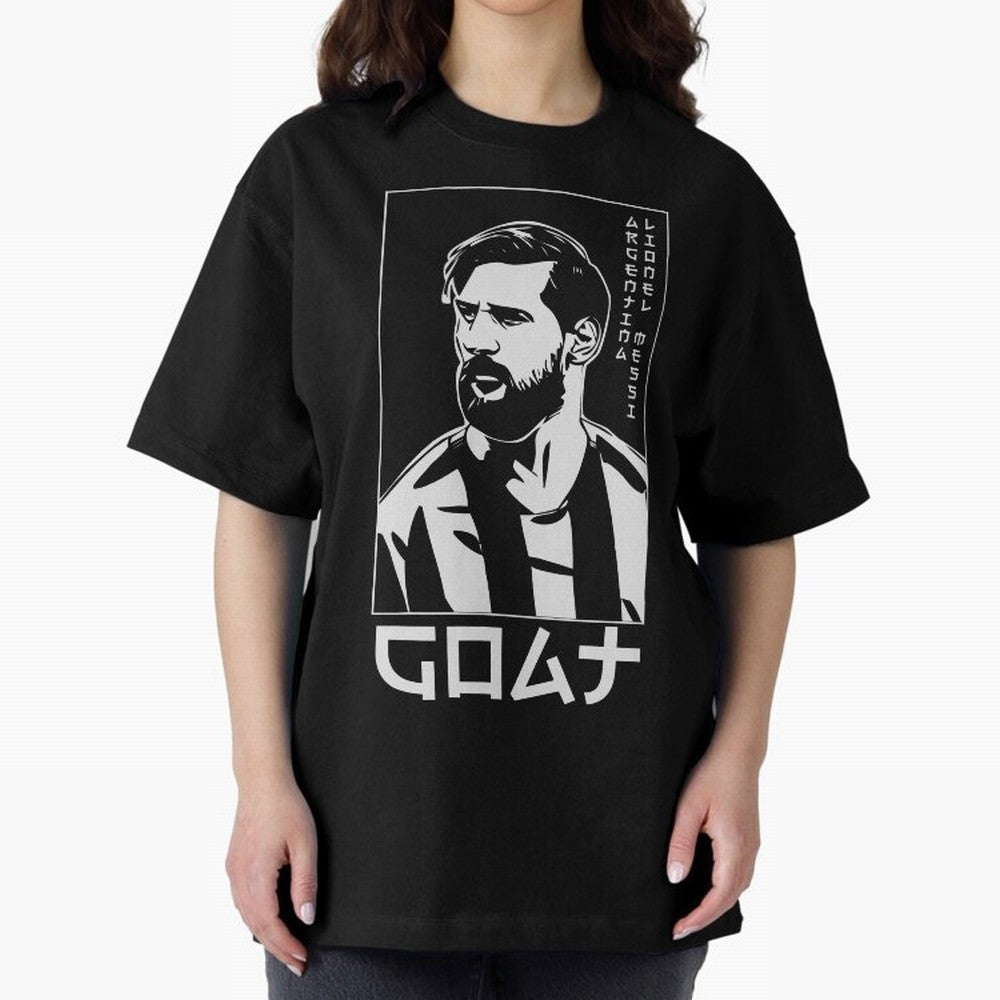Lionel Messi Japanese Style Portrait art illustration Premium T-Shirt Make Game Day About FIFA World Cup 2026 USA Canada Mexico for Fans of Messi, Neymar and Mbappe and Argentina, Bringing Supporter Pride, Iconic Celebrations, Legendary Names and