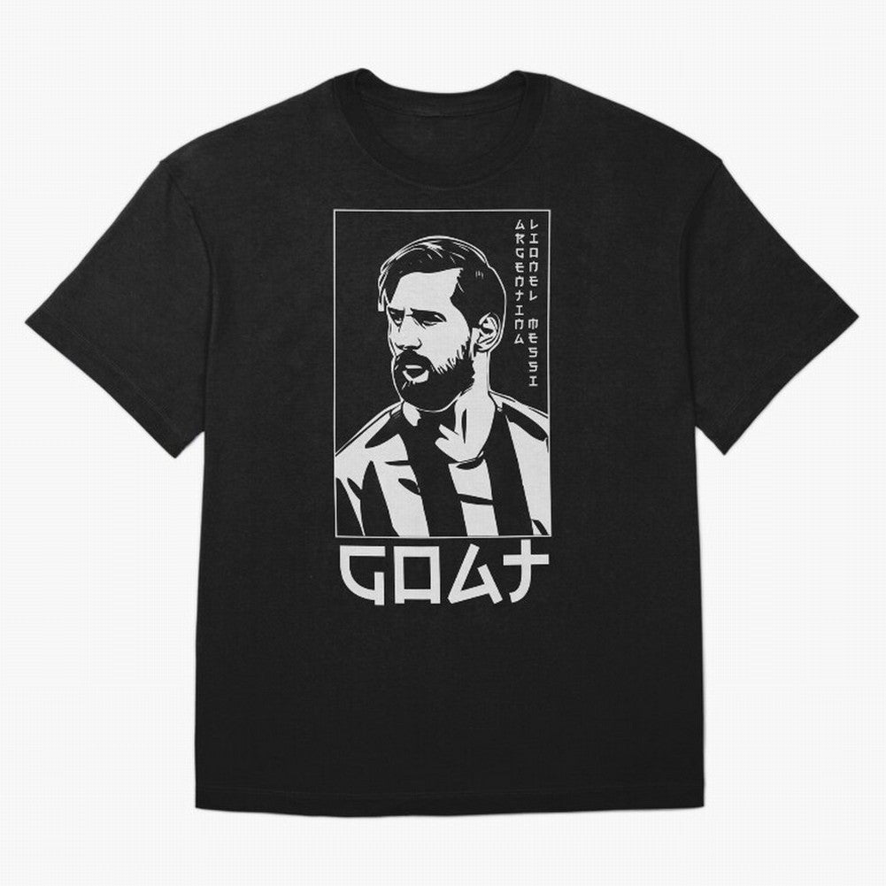 Lionel Messi Japanese Style Portrait art illustration Premium T-Shirt Make Game Day About FIFA World Cup 2026 USA Canada Mexico for Fans of Messi, Neymar and Mbappe and Argentina, Bringing Supporter Pride, Iconic Celebrations, Legendary Names and