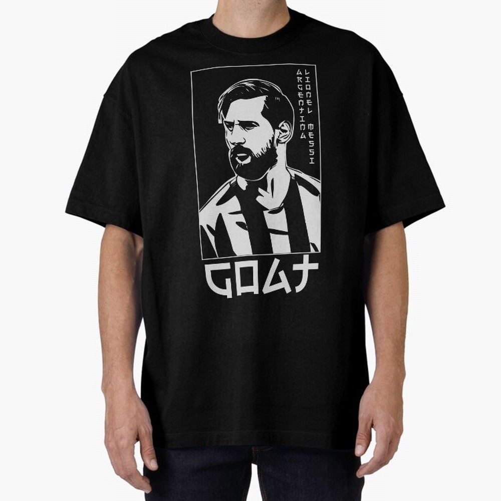 Lionel Messi Japanese Style Portrait art illustration Premium T-Shirt Make Game Day About FIFA World Cup 2026 USA Canada Mexico for Fans of Messi, Neymar and Mbappe and Argentina, Bringing Supporter Pride, Iconic Celebrations, Legendary Names and