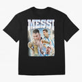 Messi Champion Vintage Retro Design Premium T-Shirt Carry National Pride through FIFA World Cup 2026 USA Canada Mexico Driven by Cristiano Ronaldo, Haaland and CR7, Spain and Netherlands Energy, Retro Football Energy, Iconic Rivalries, Trophy Chase
