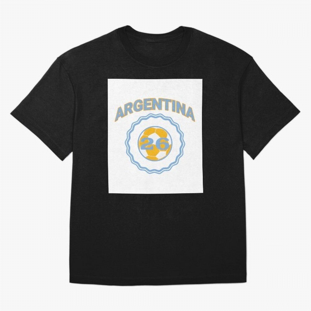 Argentina 2026 world cup soccer badge Premium T-Shirt Support the Legends of the FIFA World Cup 2026 Group Stage Journey through Messi, CR7 and Mbappe Highlights, Spain and Netherlands Pride, Soccer Culture, Superstar Moments, National Team Dreams