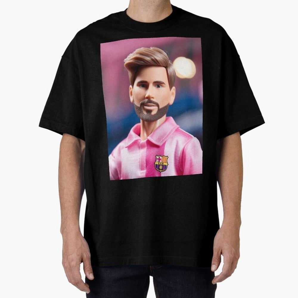 If Messi were a Barbie doll... Graphic T-Shirt Celebrate Fan Culture around Global Football Passion for FIFA World Cup 2026 Group Stage, Filled with Messi, CR7 and Mbappe, Argentina and Brazil, Champion Mindset, Group Stage Buzz, Knockout Tension