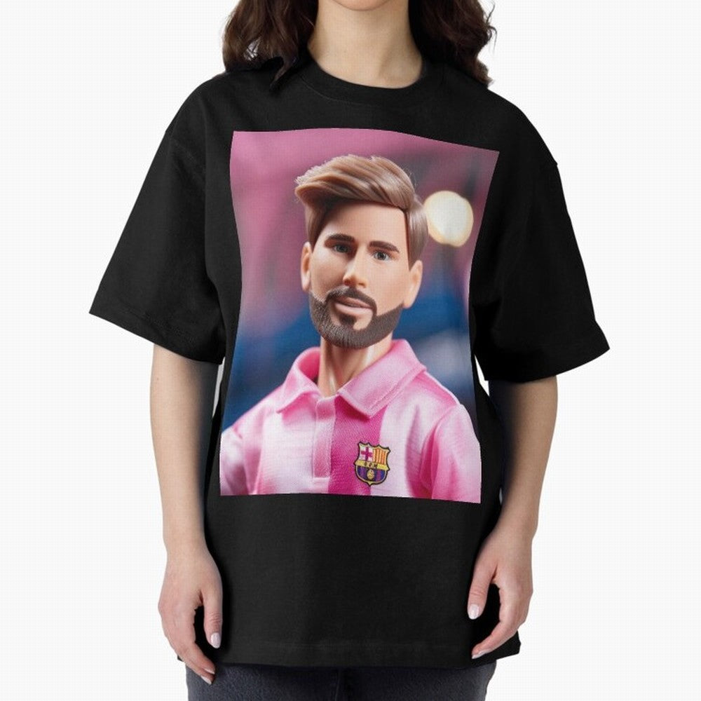 If Messi were a Barbie doll... Graphic T-Shirt Celebrate Fan Culture around Global Football Passion for FIFA World Cup 2026 Group Stage, Filled with Messi, CR7 and Mbappe, Argentina and Brazil, Champion Mindset, Group Stage Buzz, Knockout Tension
