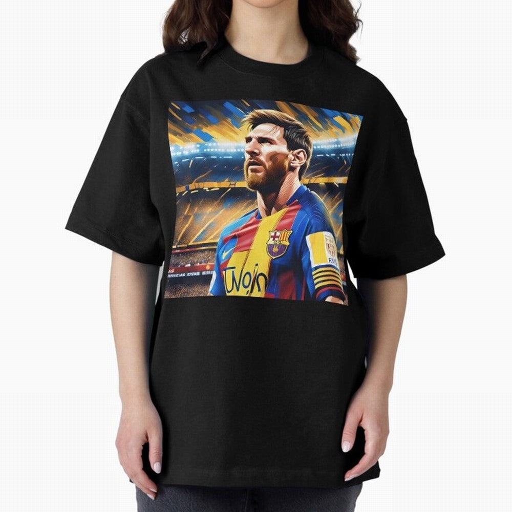 Lionel Messi Premium T-Shirt Celebrate Soccer Greatness during FIFA World Cup 2026 USA Canada Mexico for Fans of Mbappe and England, France and Netherlands, Bringing Goal Celebration Energy, Supporter Heritage, Football Icons and Worldwide