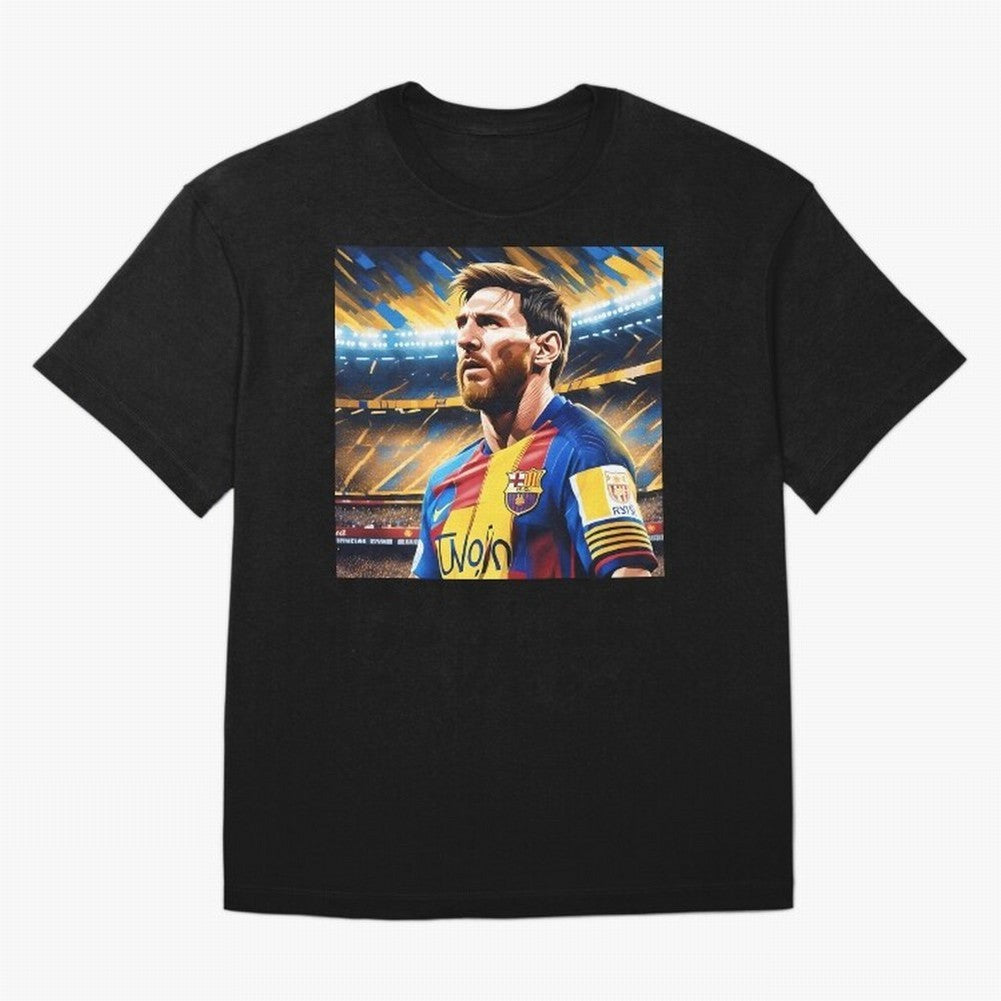Lionel Messi Premium T-Shirt Celebrate Soccer Greatness during FIFA World Cup 2026 USA Canada Mexico for Fans of Mbappe and England, France and Netherlands, Bringing Goal Celebration Energy, Supporter Heritage, Football Icons and Worldwide