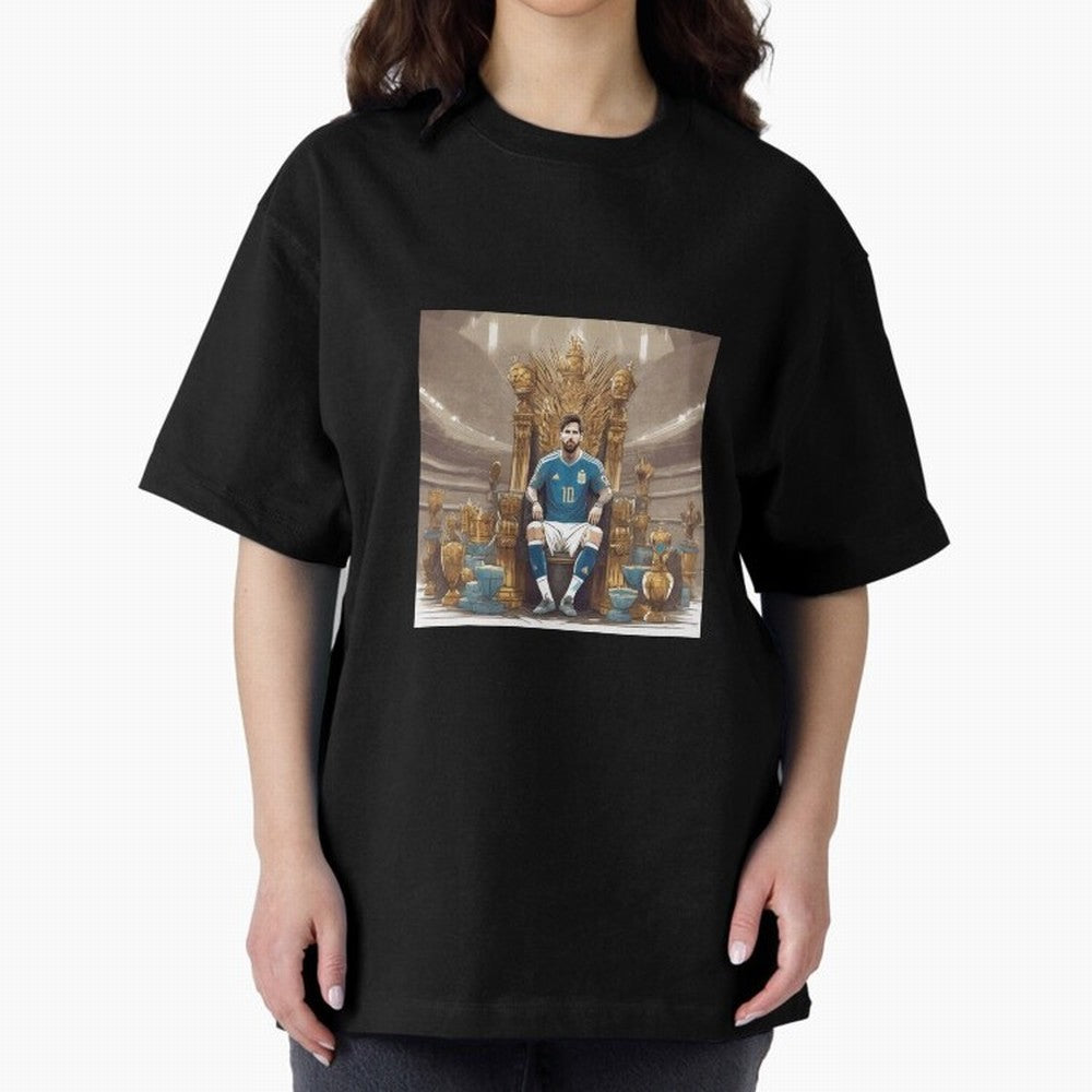 Messi Argentina Futbol Soccer King T-Shirt Classic T-Shirt Celebrate Fan Favorites in Match Day Hype around FIFA World Cup 2026 Group Stage, Messi, CR7 and Mbappe, Germany, Sports Nostalgia, International Competition, Famous Players and