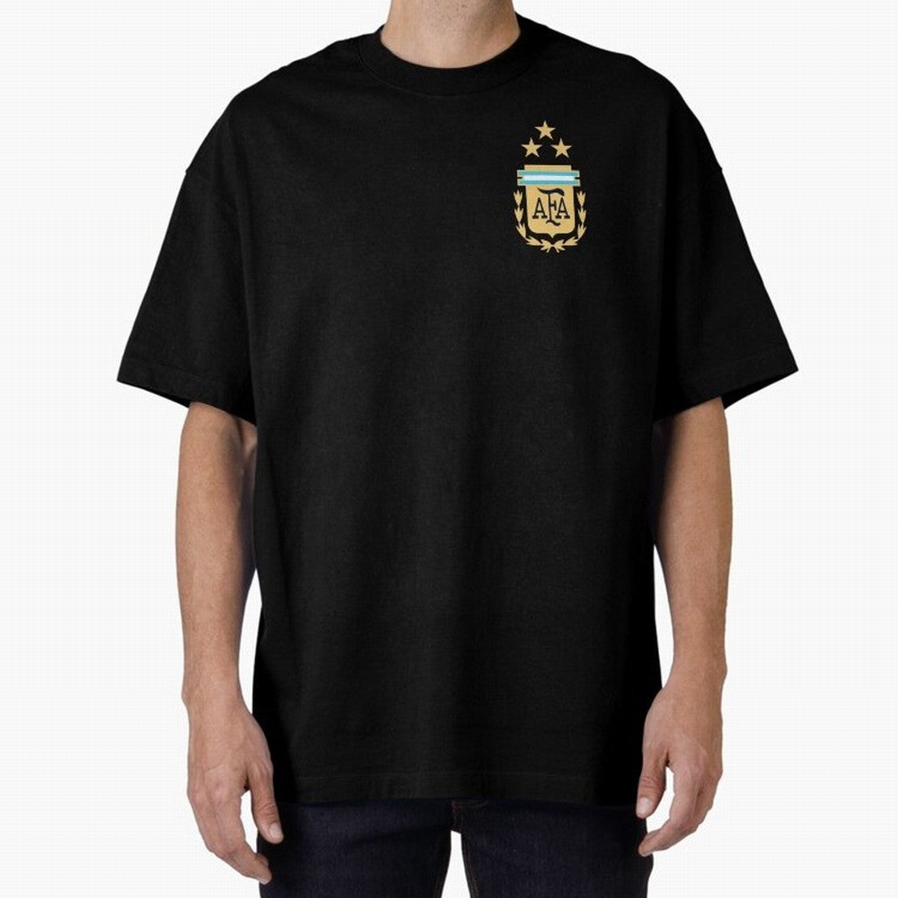 Argentina 3 Stars Classic T-Shirt Represent the Passion of Match Day Hype around FIFA World Cup 2026 USA Canada Mexico, Messi, Spain, Football Passion, Legendary Performances, Festival Vibes and Supporter Community; Ideal for Passionate Fans Who