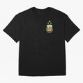 Argentina 3 Stars Classic T-Shirt Represent the Passion of Match Day Hype around FIFA World Cup 2026 USA Canada Mexico, Messi, Spain, Football Passion, Legendary Performances, Festival Vibes and Supporter Community; Ideal for Passionate Fans Who