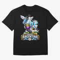 Cancha & Mate Dreams ¨C Argentina Football Heritage - Argentina Football Mate Mascot - Messi 10 Soccer Fan Art Classic T-Shirt Celebrate Global Passion for FIFA World Cup 2026 Built around CR7 and Messi, Spain Energy, Football Festival Excitement,