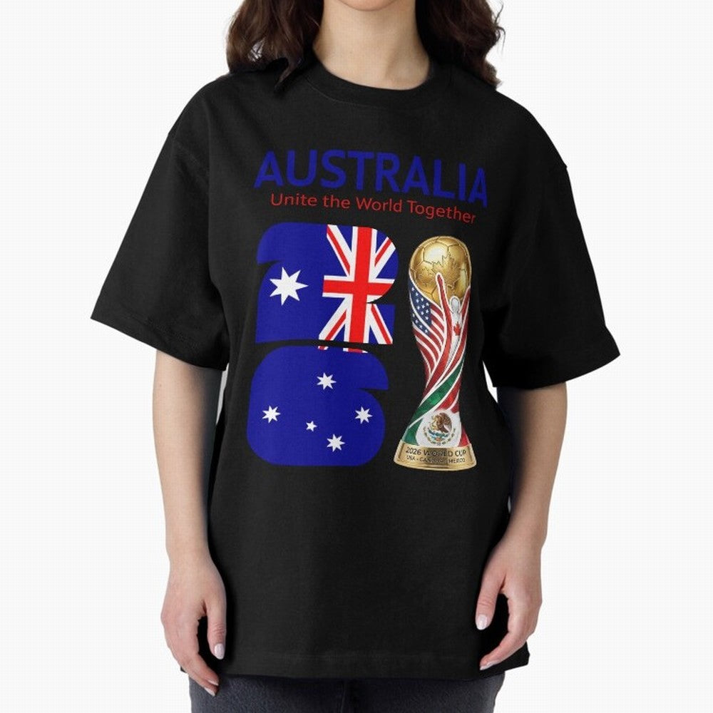 World Cup 2026, AUSTRALIA Classic T-Shirt Relive Legendary Nights from FIFA World Cup 2026 Group Stage Spirit, Connected to France and Portugal, Neymar, Supporter Pride, Iconic Celebrations, Legendary Names and Global Match Day Energy; Ideal for