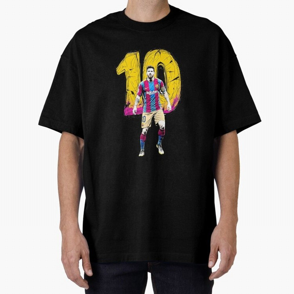 Messi sticker Oversized T-Shirt Discover Match Day Hype around FIFA World Cup 2026 USA Canada Mexico, CR7 and Messi, Argentina and Brazil, Retro Football Energy, Iconic Rivalries, Trophy Chase Drama and Stadium Atmosphere; Ideal for Fans Who Follow