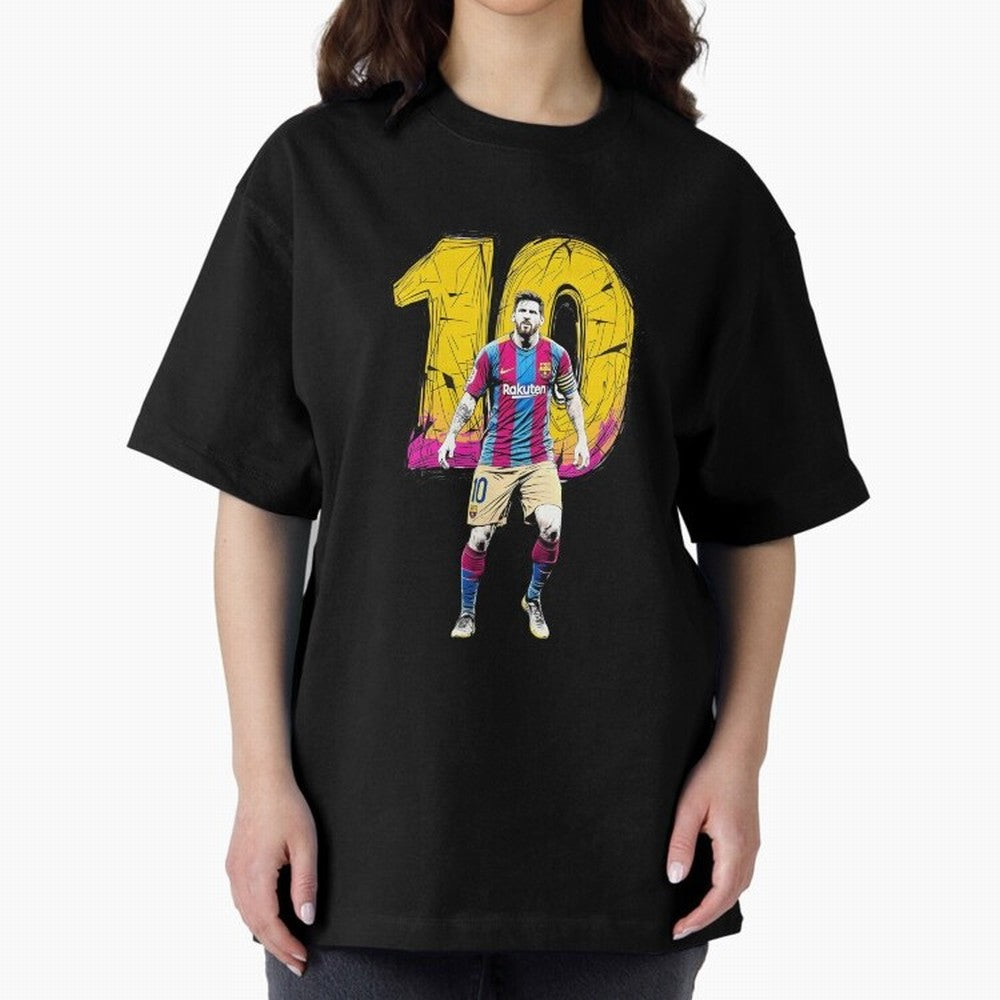 Messi sticker Oversized T-Shirt Discover Match Day Hype around FIFA World Cup 2026 USA Canada Mexico, CR7 and Messi, Argentina and Brazil, Retro Football Energy, Iconic Rivalries, Trophy Chase Drama and Stadium Atmosphere; Ideal for Fans Who Follow