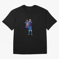 Messi Iconic Celebration Pixel Classic T-Shirt Bring Legendary Rivalry Energy to the FIFA World Cup 2026 Group Stage Journey through Haaland Highlights, Argentina, France and Brazil Pride, Football History, Final Match Energy, Crowd Noise and Once