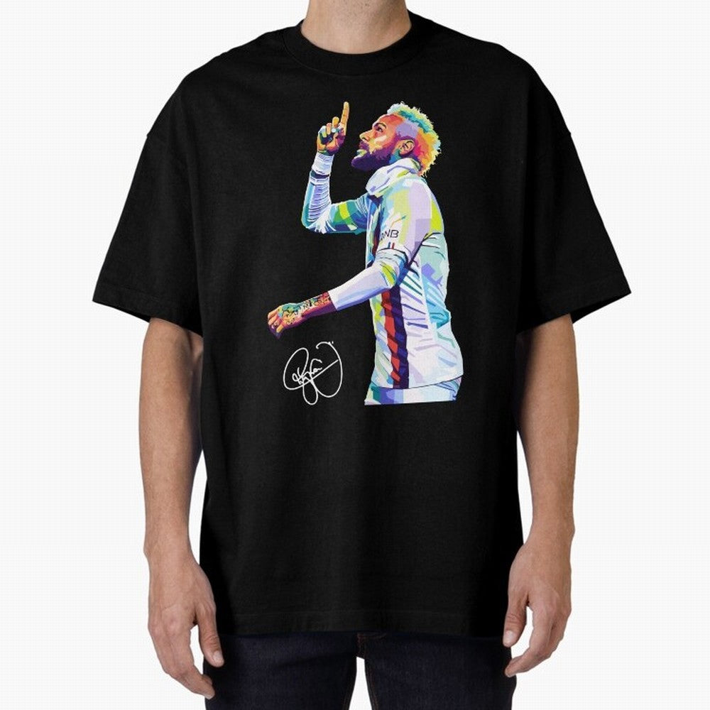 Neymar Jr Football Wpap Pop Art Classic T-Shirt Upgrade Match Day Hype around FIFA World Cup 2026, Mbappe, England and Germany, Stadium Chants, National Pride, Trophy Dreams and Unforgettable Football Memories; Built for Supporters Chasing Trophy