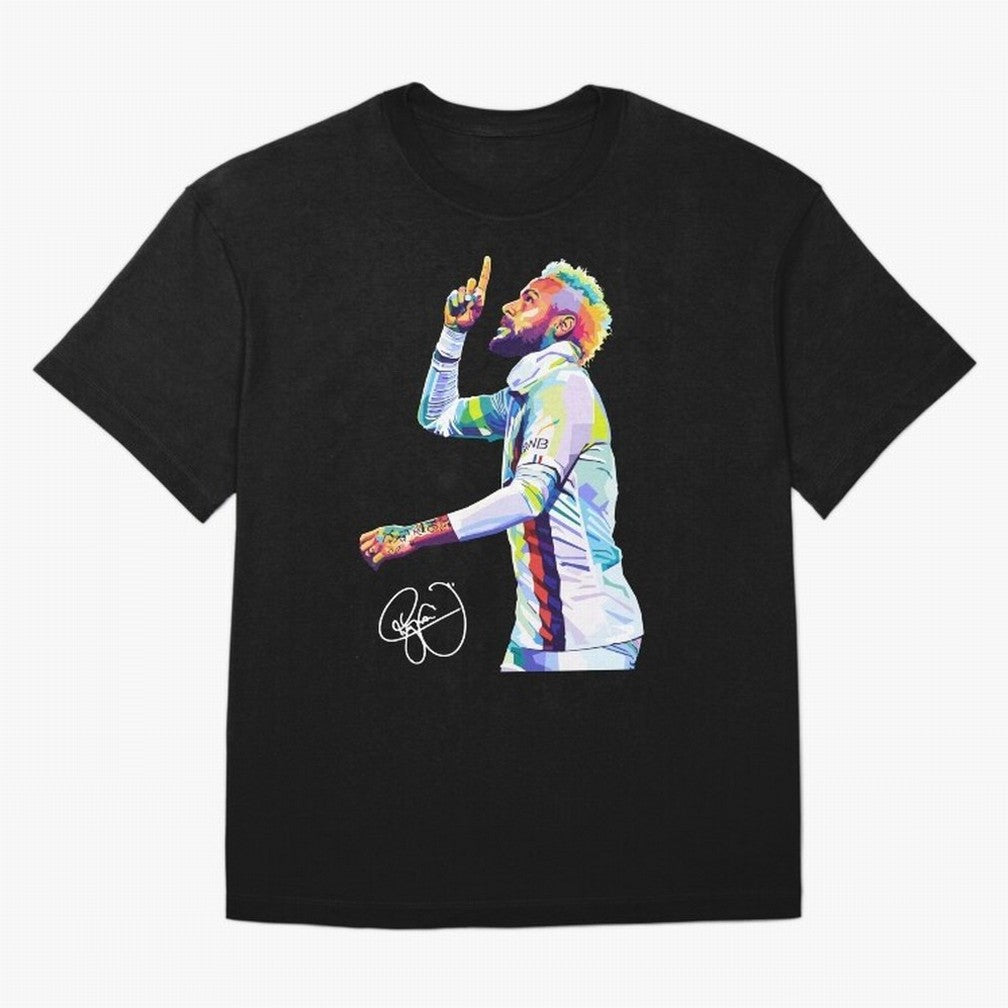 Neymar Jr Football Wpap Pop Art Classic T-Shirt Upgrade Match Day Hype around FIFA World Cup 2026, Mbappe, England and Germany, Stadium Chants, National Pride, Trophy Dreams and Unforgettable Football Memories; Built for Supporters Chasing Trophy