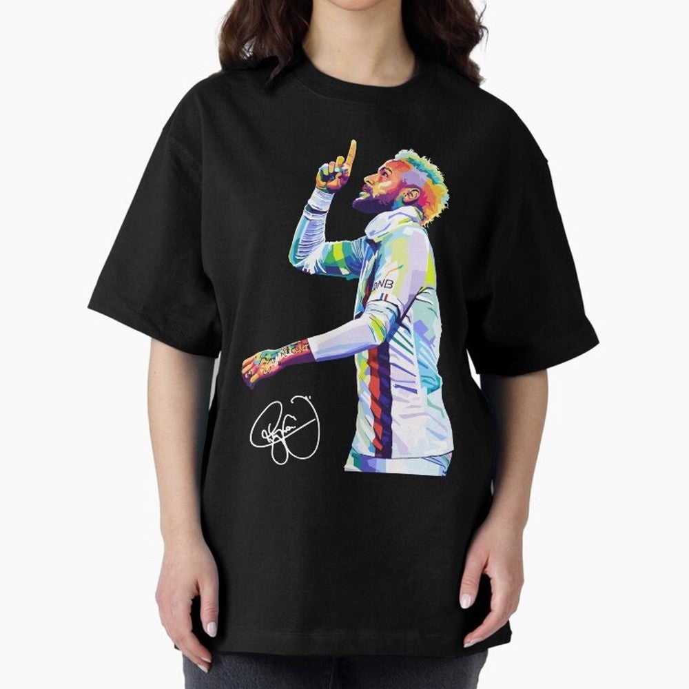 Neymar Jr Football Wpap Pop Art Classic T-Shirt Upgrade Match Day Hype around FIFA World Cup 2026, Mbappe, England and Germany, Stadium Chants, National Pride, Trophy Dreams and Unforgettable Football Memories; Built for Supporters Chasing Trophy