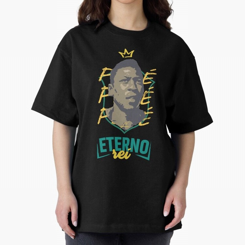 Messi and Neymar wearing a Pele t-shirt - Pel¨¦ Eterno - Pele Forever Rei Classic T-Shirt Experience FIFA World Cup 2026 USA Canada Mexico Spirit, Filled with Germany, CR7, Supporter Pride, Iconic Celebrations, Legendary Names and Global Match Day