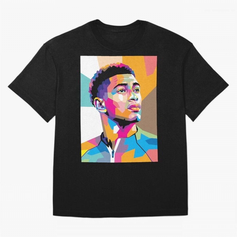 Jude Bellingham in WPAP Style Classic T-Shirt Celebrate Supporters United by FIFA World Cup 2026 Group Stage Built around Cristiano Ronaldo, Argentina, France and Brazil Energy, Match Day Excitement, Supporter Culture, Golden Goals and Global