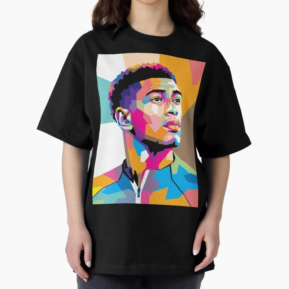 Jude Bellingham in WPAP Style Classic T-Shirt Celebrate Supporters United by FIFA World Cup 2026 Group Stage Built around Cristiano Ronaldo, Argentina, France and Brazil Energy, Match Day Excitement, Supporter Culture, Golden Goals and Global