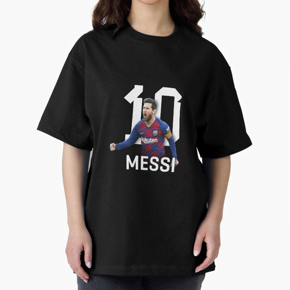 Leo Messi Oversized T-Shirt Join the Countdown to FIFA World Cup 2026 for Fans of Haaland and Mbappe and Spain and Netherlands, Bringing Champion Mindset, Group Stage Buzz, Knockout Tension and Passionate Fan Culture; Ideal for Football Dads,
