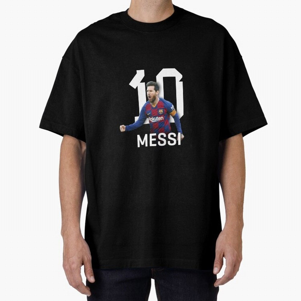 Leo Messi Oversized T-Shirt Join the Countdown to FIFA World Cup 2026 for Fans of Haaland and Mbappe and Spain and Netherlands, Bringing Champion Mindset, Group Stage Buzz, Knockout Tension and Passionate Fan Culture; Ideal for Football Dads,