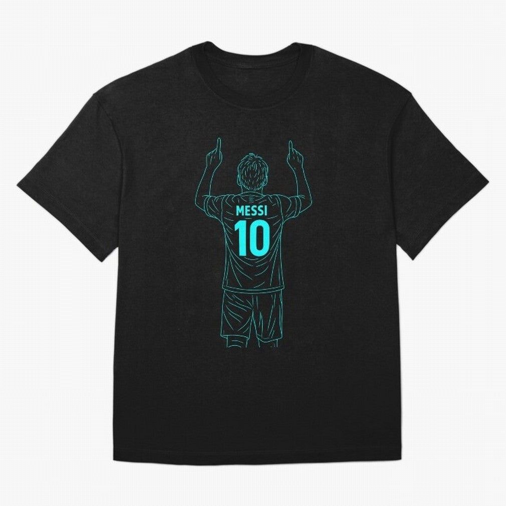 Messi Iconic Celebration Oversized T-Shirt Make Your Look Match FIFA World Cup 2026 USA Canada Mexico Spirit, Driven by Argentina and Brazil, Mbappe and Neymar, Football Passion, Legendary Performances, Festival Vibes and Supporter Community; Great