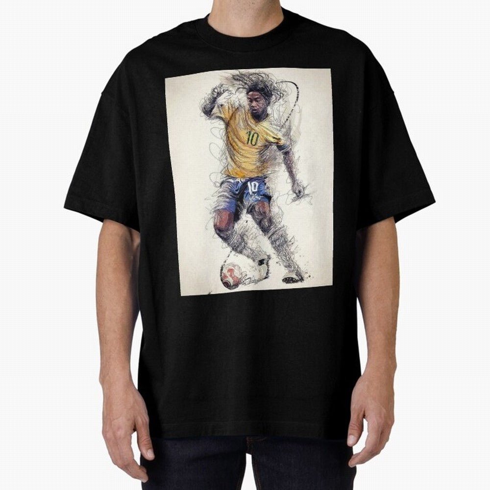 Ronaldinho Classic T-Shirt Build the FIFA World Cup 2026 USA Canada Mexico Journey through Messi, Neymar and Mbappe Highlights, England and Germany Pride, Game Day Rituals, Football Legends, Country Pride and the Road to the Final; Ideal for Fans