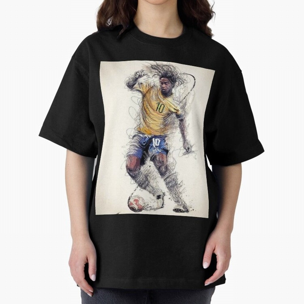 Ronaldinho Classic T-Shirt Build the FIFA World Cup 2026 USA Canada Mexico Journey through Messi, Neymar and Mbappe Highlights, England and Germany Pride, Game Day Rituals, Football Legends, Country Pride and the Road to the Final; Ideal for Fans