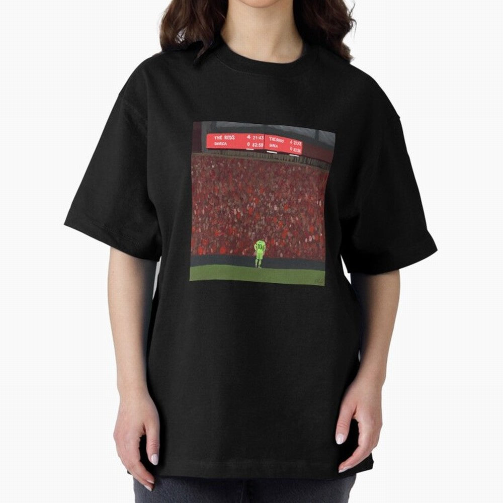 Liverpool 4-0 Barcelona painting Classic T-Shirt Show Passion for the Stars of FIFA World Cup 2026 Inspired by Messi, Brazil, Portugal and Argentina Energy, Soccer Culture, Superstar Moments, National Team Dreams and Competitive Fire; Great for