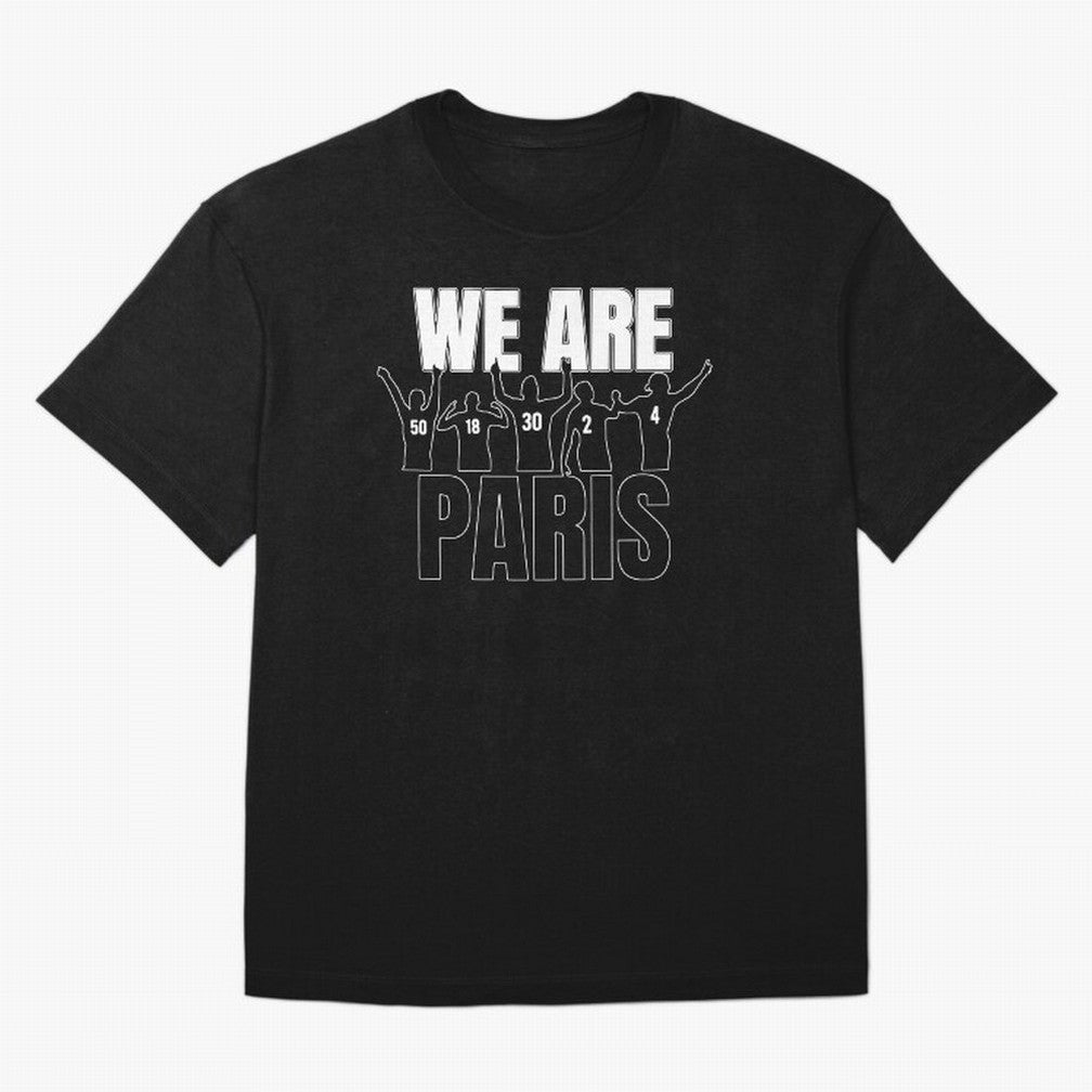 We are Paris Oversized T-Shirt Back Your Heroes with FIFA World Cup 2026 for Fans of Mbappe and Neymar and France, Bringing Global Supporter Spirit, Legendary Goals, National Colors and Tournament Celebration; Perfect for Supporters Who Want Bold
