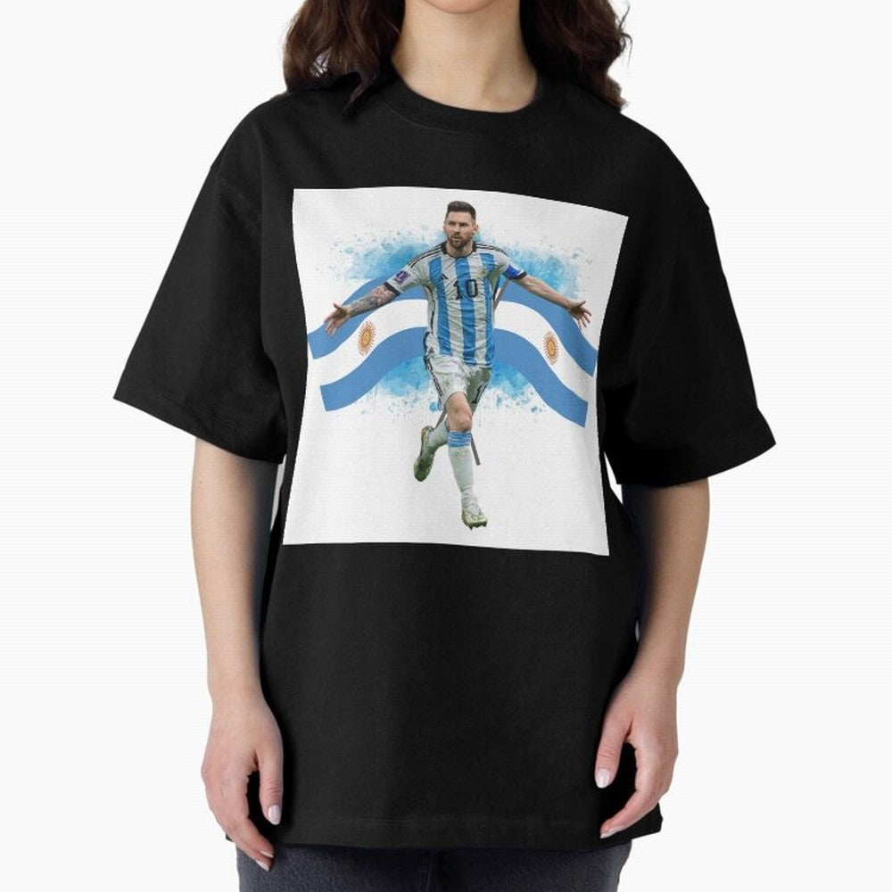 Messi - Argentina Classic T-Shirt Capture FIFA World Cup 2026 Celebrating Neymar, Haaland and Cristiano Ronaldo, France and Portugal Energy, Match Day Excitement, Supporter Culture, Golden Goals and Global Football Passion; Perfect for People Who