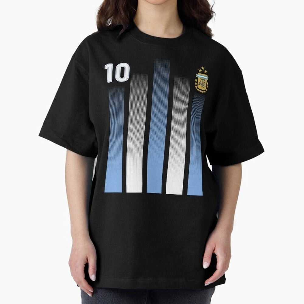 Plaid Blue - White Argentina Football 3-Star Champion World Cup Essential T-Shirt Show Your Love for FIFA World Cup 2026 Spirit, with Portugal, Spain and Germany, Messi, CR7 and Mbappe, Stadium Chants, National Pride, Trophy Dreams and