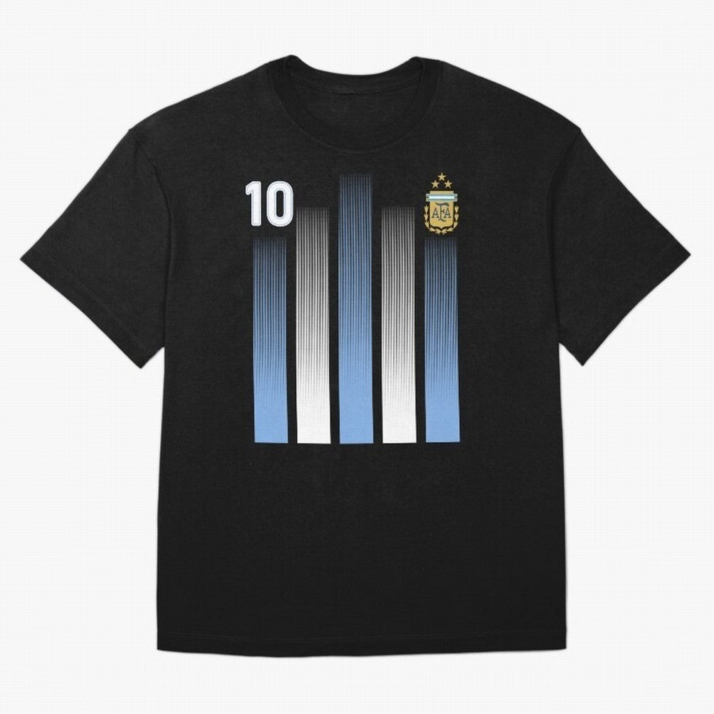 Plaid Blue - White Argentina Football 3-Star Champion World Cup Essential T-Shirt Show Your Love for FIFA World Cup 2026 Spirit, with Portugal, Spain and Germany, Messi, CR7 and Mbappe, Stadium Chants, National Pride, Trophy Dreams and