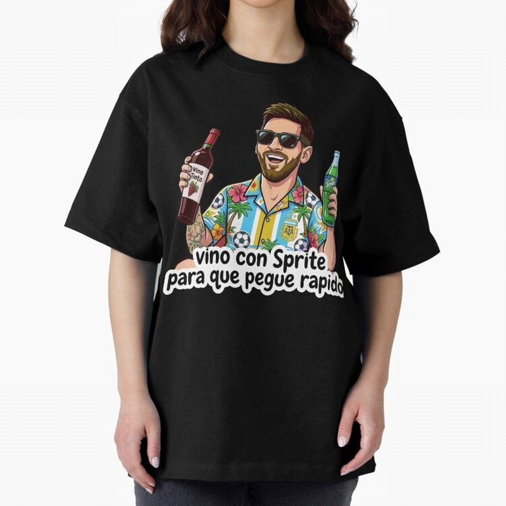 Messi came with a sprite so he could hit fast. Classic T-Shirt Support FIFA World Cup 2026 Spirit, Connected to France and Portugal, Neymar, Haaland and Cristiano Ronaldo, Soccer Culture, Superstar Moments, National Team Dreams and Competitive