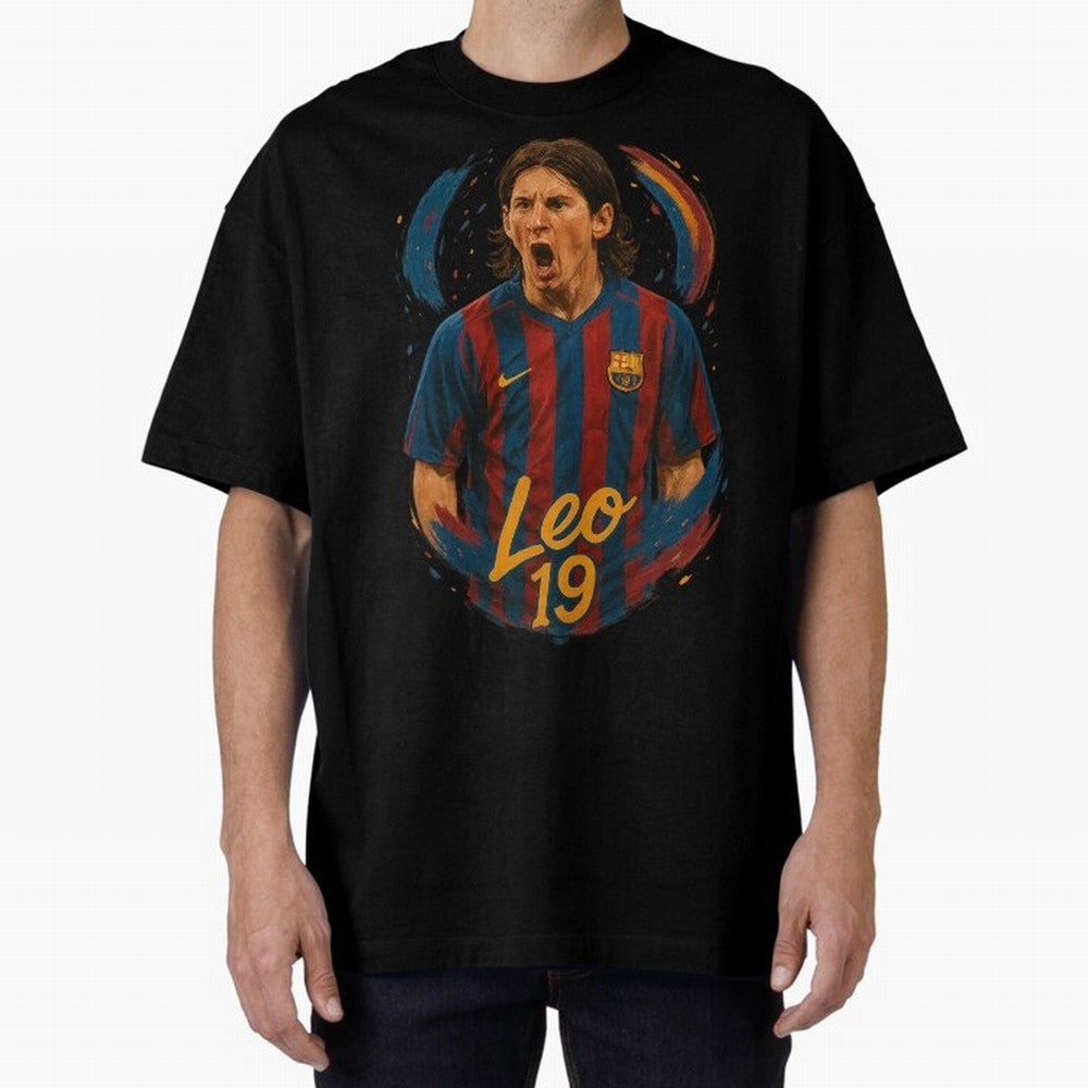 Young Messi Barcelona Art ¨C Rising Legend in Number 19 Tribute	 Classic T-Shirt Refresh FIFA World Cup 2026 Group Stage Spirit, with Germany, Cristiano Ronaldo, Haaland and CR7, Championship Spirit, Famous Goals, Roaring Crowds and International