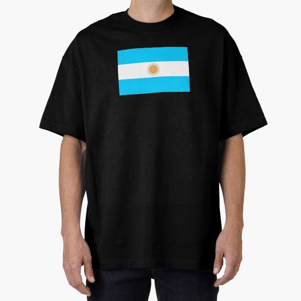 ARGENTINA Oversized T-Shirt Bring International Match Energy to Match Day Hype around FIFA World Cup 2026, Messi, CR7 and Mbappe, Portugal, Spain and Germany, Classic Soccer Heritage, Championship Pressure, Fan Loyalty and International Pride;
