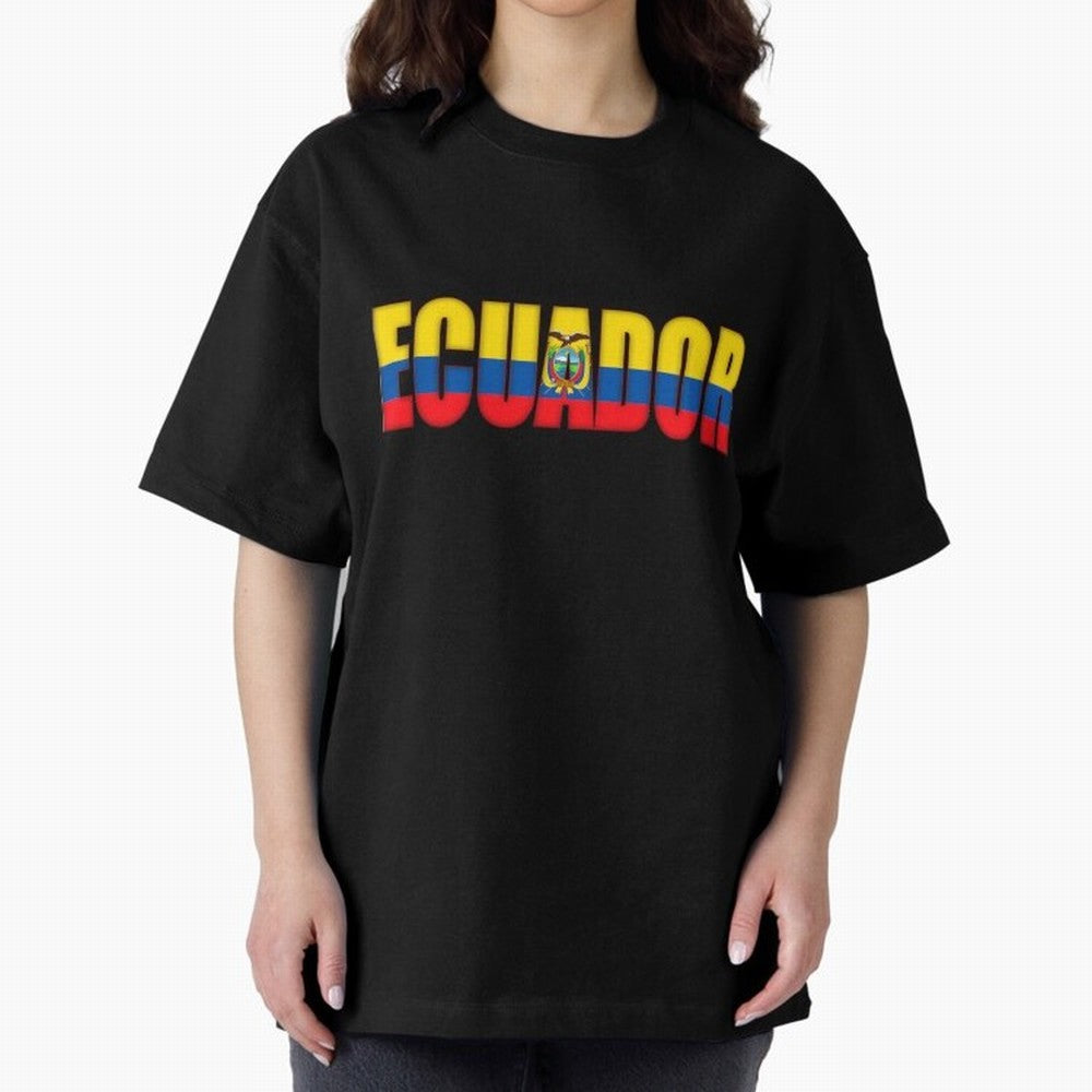 Ecuador Flag Classic T-Shirt Stand Proud for Match Day Hype around FIFA World Cup 2026 Group Stage, Messi and Cristiano Ronaldo, Argentina, France and Brazil, Football Festival Excitement, Trophy Ambitions, Country Rivalries and Star Player Buzz;