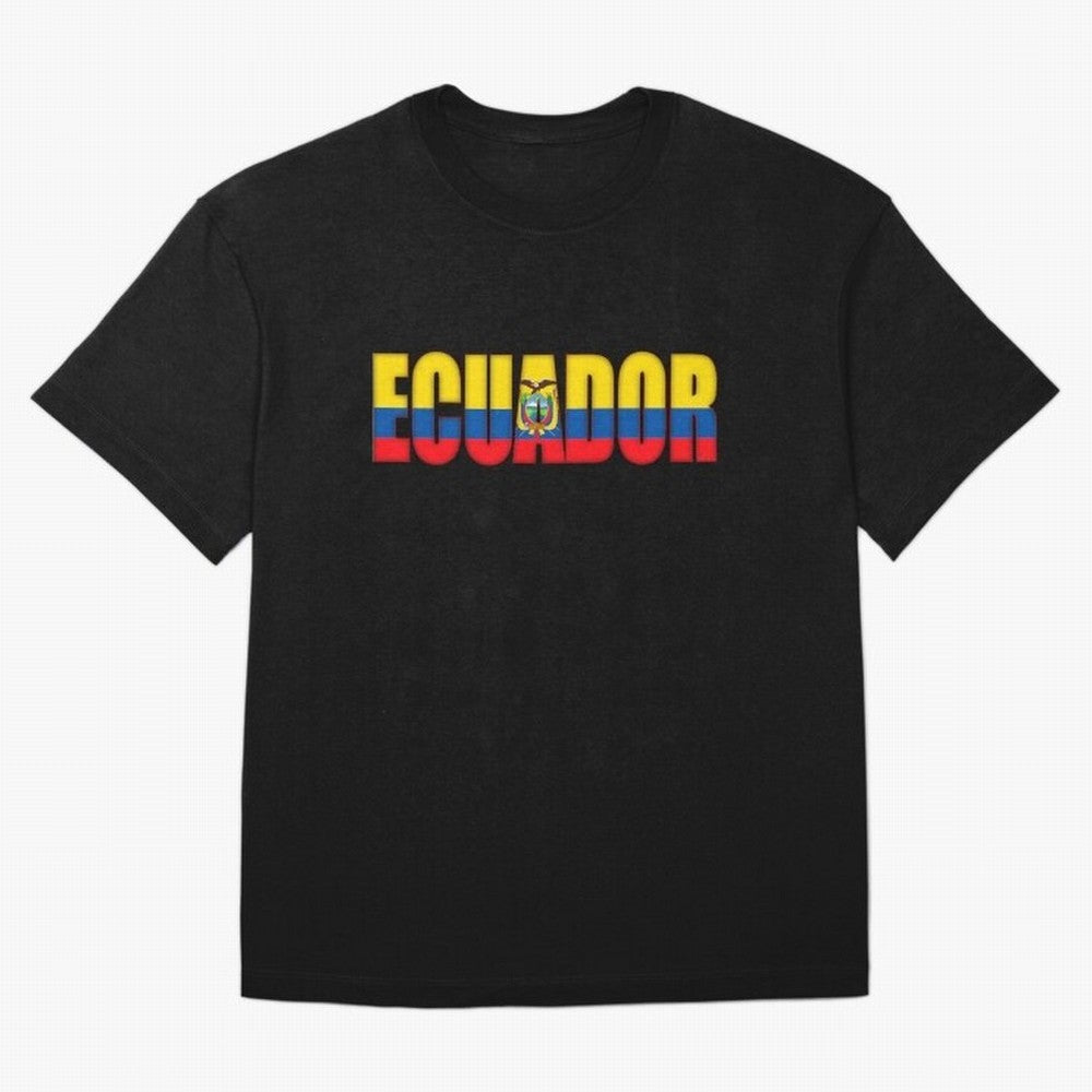 Ecuador Flag Classic T-Shirt Stand Proud for Match Day Hype around FIFA World Cup 2026 Group Stage, Messi and Cristiano Ronaldo, Argentina, France and Brazil, Football Festival Excitement, Trophy Ambitions, Country Rivalries and Star Player Buzz;