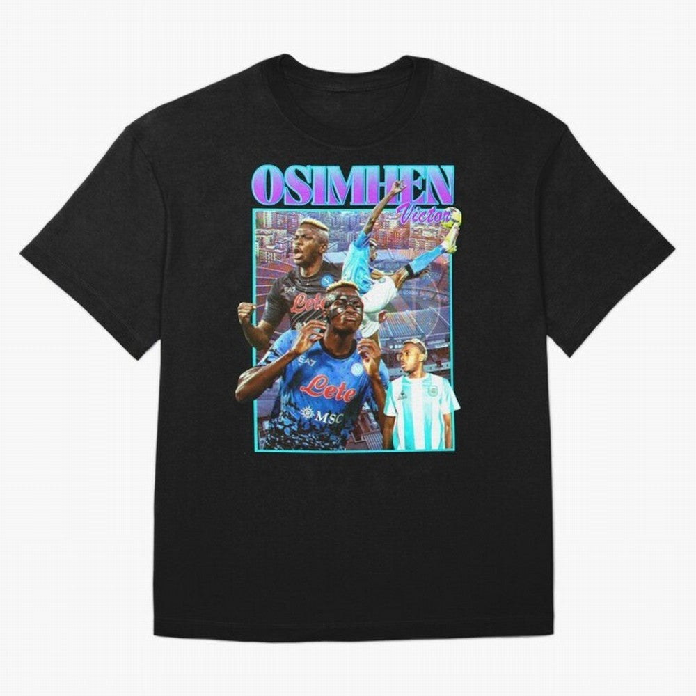 Victor Osimhen Classic T-Shirt Celebrate Unforgettable Nights in Global Football Passion for FIFA World Cup 2026 Group Stage, Inspired by Mbappe and Neymar, France and Portugal, Football Passion, Legendary Performances, Festival Vibes and Supporter