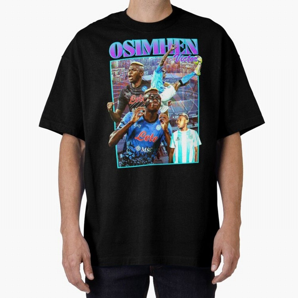 Victor Osimhen Classic T-Shirt Celebrate Unforgettable Nights in Global Football Passion for FIFA World Cup 2026 Group Stage, Inspired by Mbappe and Neymar, France and Portugal, Football Passion, Legendary Performances, Festival Vibes and Supporter