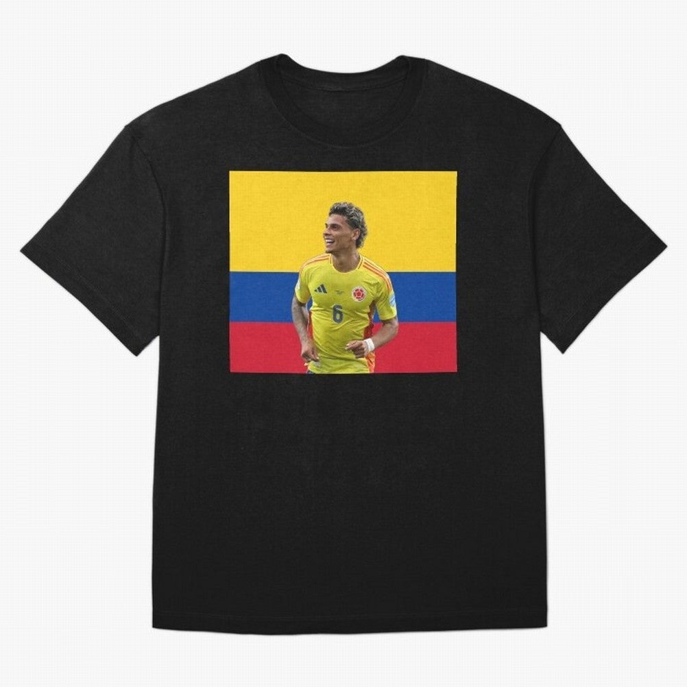 Richard Rios Colombian Flag Oversized T-Shirt Celebrate the Magic of FIFA World Cup 2026 Spirit, Made for Argentina and Brazil, Messi, Neymar and Mbappe, Retro Football Energy, Iconic Rivalries, Trophy Chase Drama and Stadium Atmosphere; Perfect
