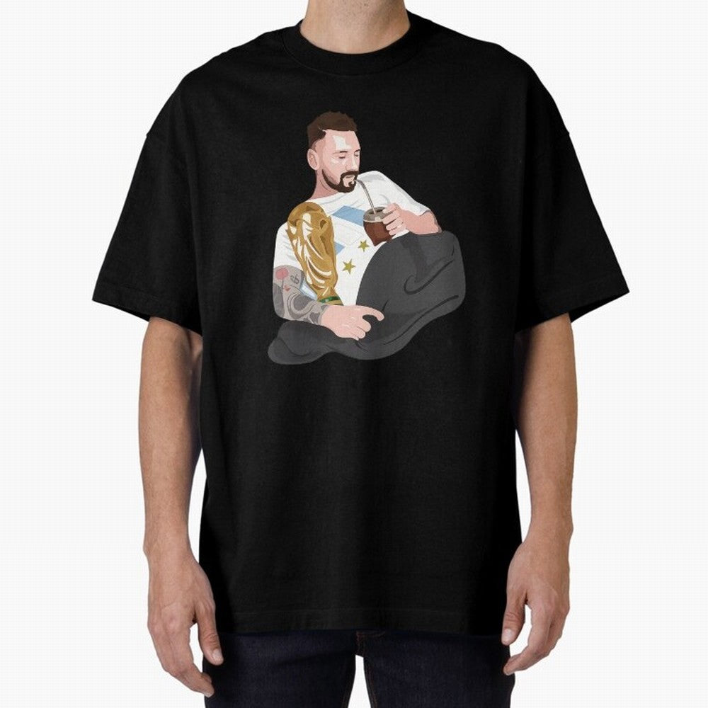 Messi with the World Cup and drinking mate Classic T-Shirt Keep Football History Alive during the FIFA World Cup 2026 USA Canada Mexico Journey through Neymar, Haaland and Cristiano Ronaldo Highlights, Argentina and Brazil Pride, Stadium Chants,