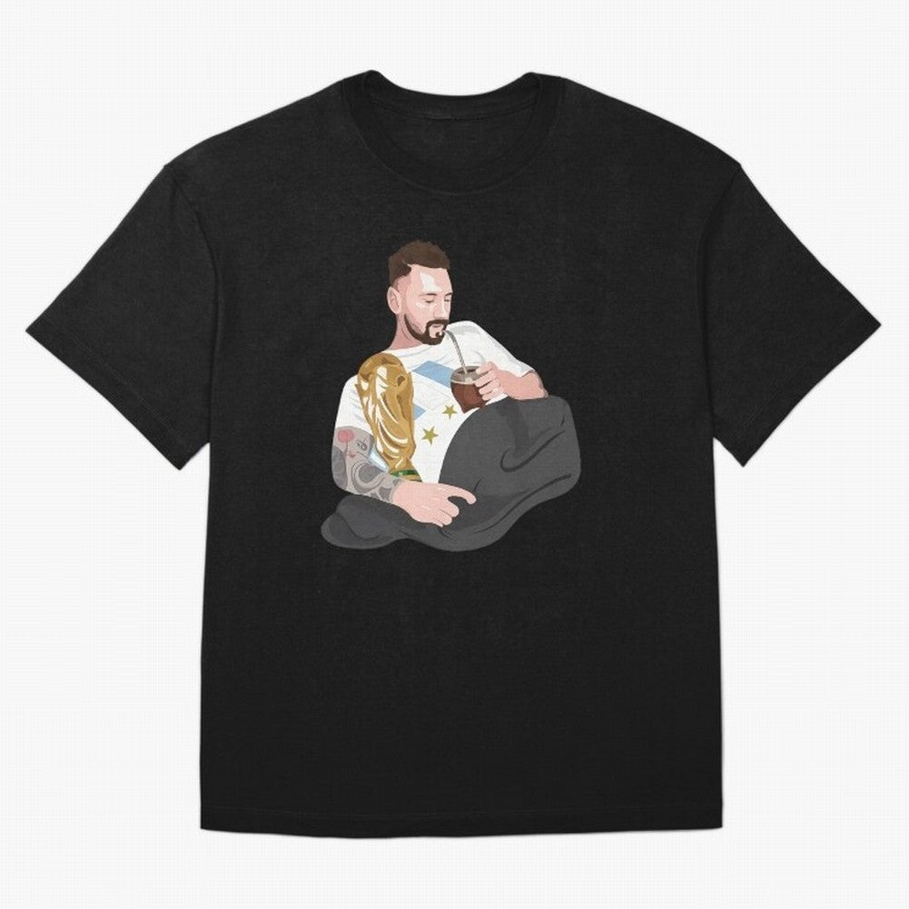 Messi with the World Cup and drinking mate Classic T-Shirt Keep Football History Alive during the FIFA World Cup 2026 USA Canada Mexico Journey through Neymar, Haaland and Cristiano Ronaldo Highlights, Argentina and Brazil Pride, Stadium Chants,