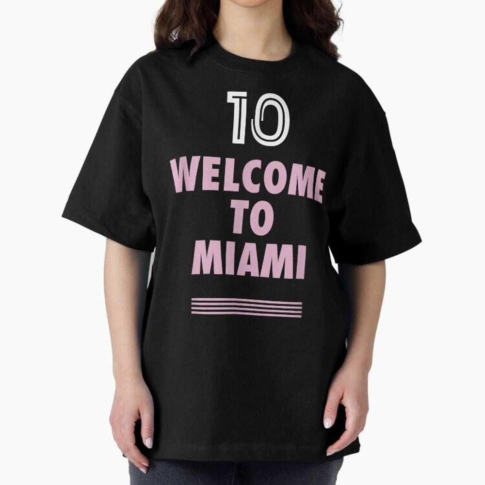 Welcome to Miami 10 - GOAT Classic T-Shirt Support Your Favorite Stars during the FIFA World Cup 2026 Group Stage Journey through Mbappe Highlights, Netherlands Pride, Match Day Excitement, Supporter Culture, Golden Goals and Global Football