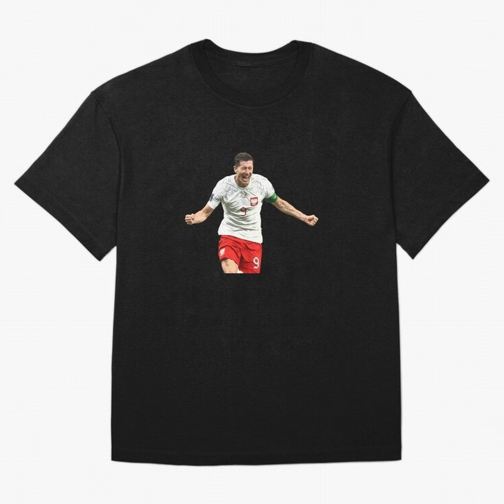 Robert Lewandowski Oversized T-Shirt Celebrate the Biggest Stage of Match Day Hype around FIFA World Cup 2026 USA Canada Mexico, Haaland and Mbappe, Portugal, Spain and Germany, Football History, Final Match Energy, Crowd Noise and Once in a