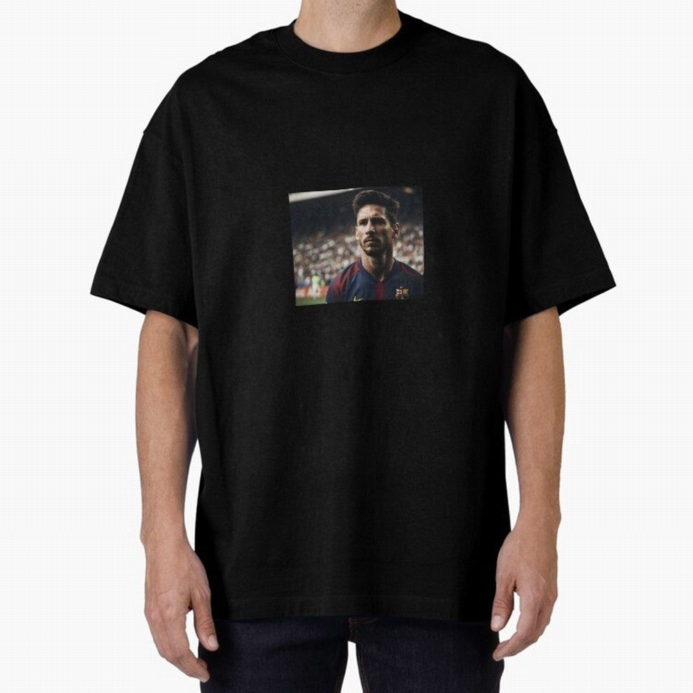 Messi Oversized T-Shirt Honor the Beautiful Game during FIFA World Cup 2026 USA Canada Mexico Spirit, Driven by France and Portugal, CR7, Vintage Soccer Flavor, Modern Football Stars, National Flags and Final Night Emotion; Ideal for Fans Who