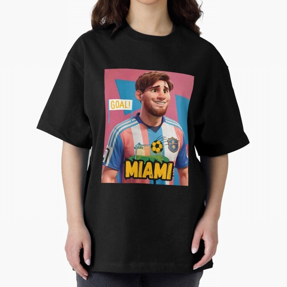 Messi FC Inter Miami Vintage T-shirt, Vintage Messi Football T Shirt, Vintage Soccer Sport Unisex Graphic Tee Classic T-Shirt Make Your Look Match FIFA World Cup 2026 Made for Cristiano Ronaldo, Haaland and CR7, France and Portugal Energy, Classic