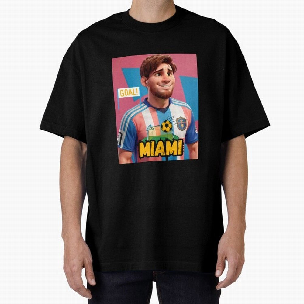 Messi FC Inter Miami Vintage T-shirt, Vintage Messi Football T Shirt, Vintage Soccer Sport Unisex Graphic Tee Classic T-Shirt Make Your Look Match FIFA World Cup 2026 Made for Cristiano Ronaldo, Haaland and CR7, France and Portugal Energy, Classic