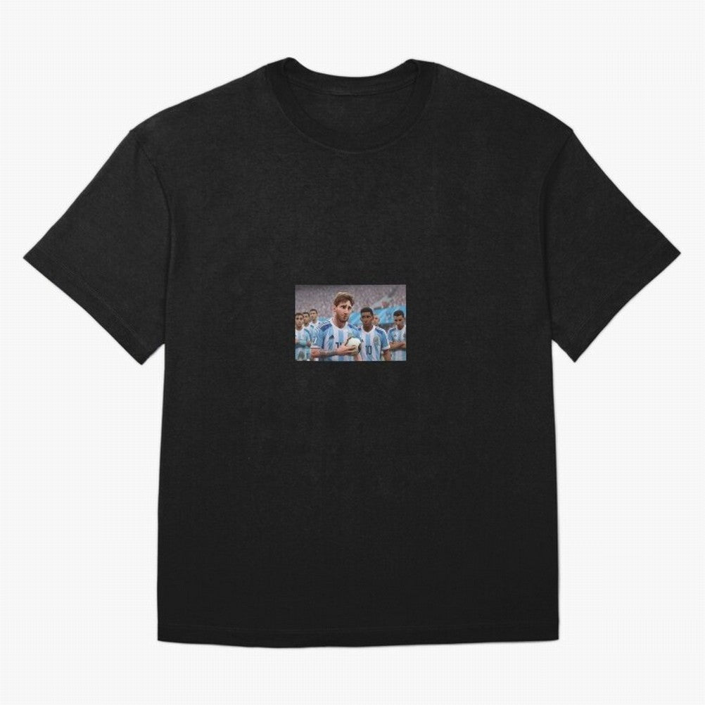 Messi Classic T-Shirt Bring Trophy Dreams to the FIFA World Cup 2026 Journey through Messi Highlights, Portugal Pride, Stadium Chants, National Pride, Trophy Dreams and Unforgettable Football Memories; Created for Match Day Parties, Soccer Gifts,