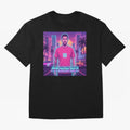Inter Miami? Football Legend Messi Cyberpunk Retro Futurist Design (Version 3) Classic T-Shirt Follow the Final Road of Global Football Passion for FIFA World Cup 2026 USA Canada Mexico, Driven by Cristiano Ronaldo, Haaland and CR7, Brazil, Vintage
